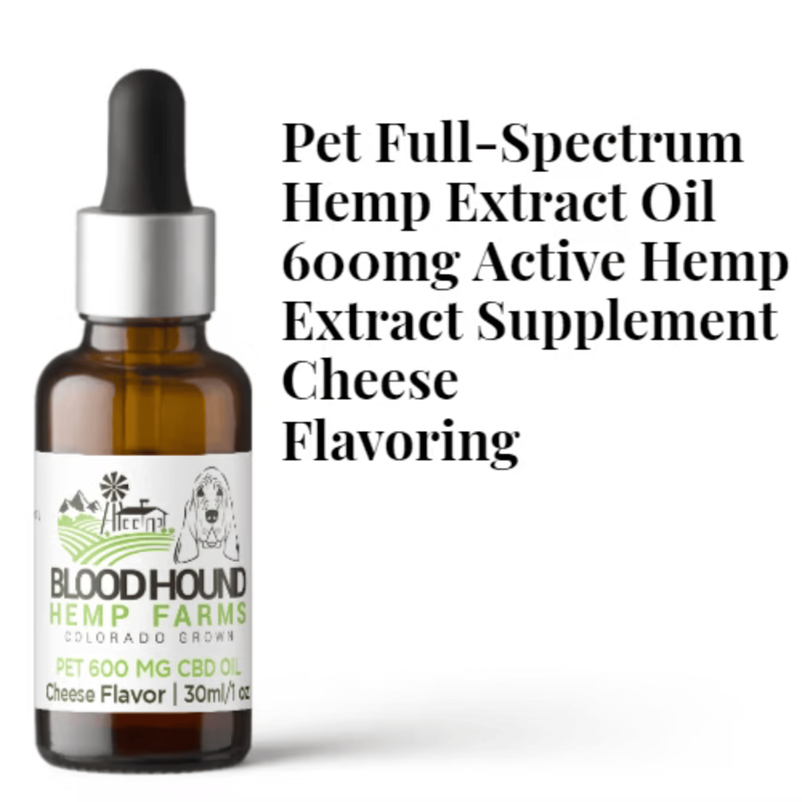 All Natural Hemp Oils for Dogs Cheese Flavor